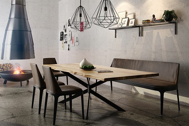 Esszimmer im Industrial Stil | Comnata