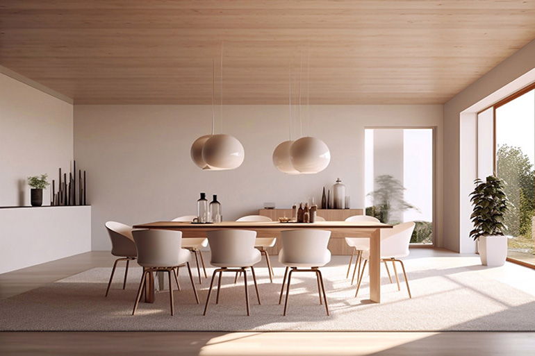 Das Esszimmer minimalistisch gestalten | COMNATA